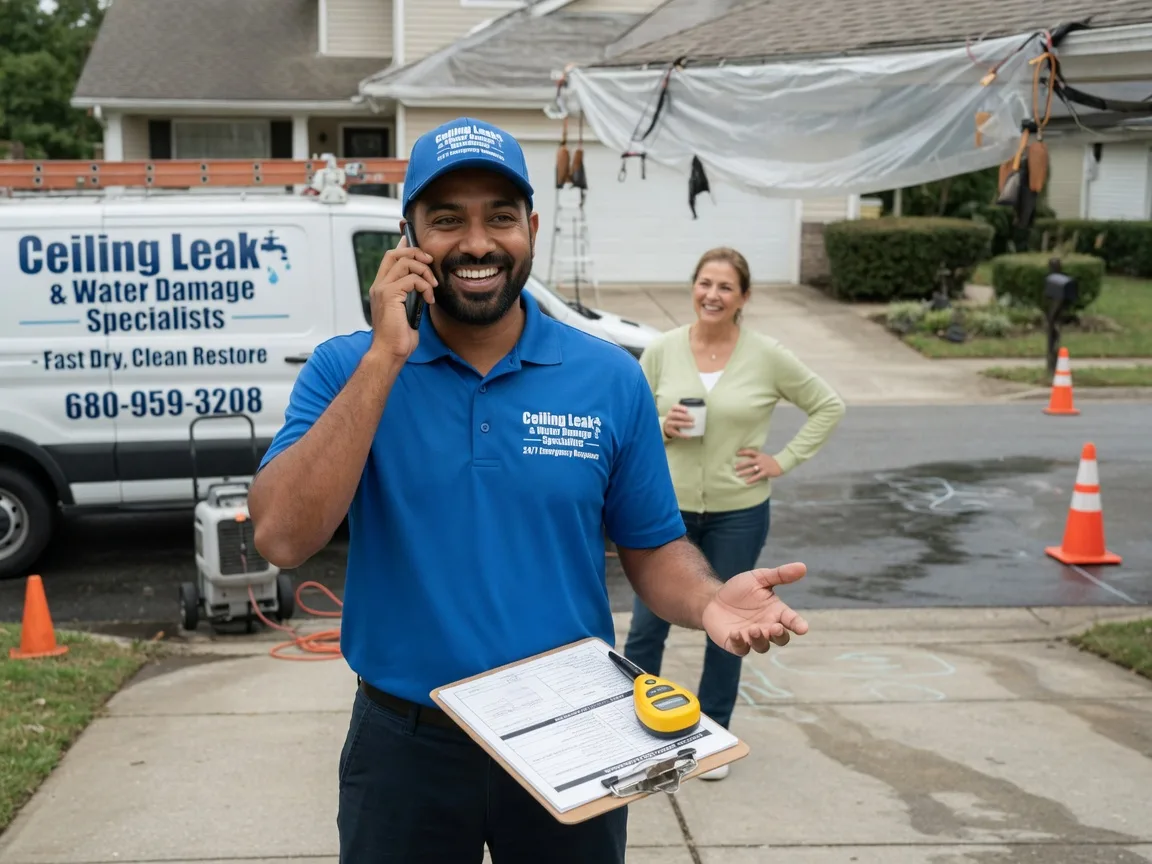 Ceiling Leak Cleanup West Bend, IA FAQs